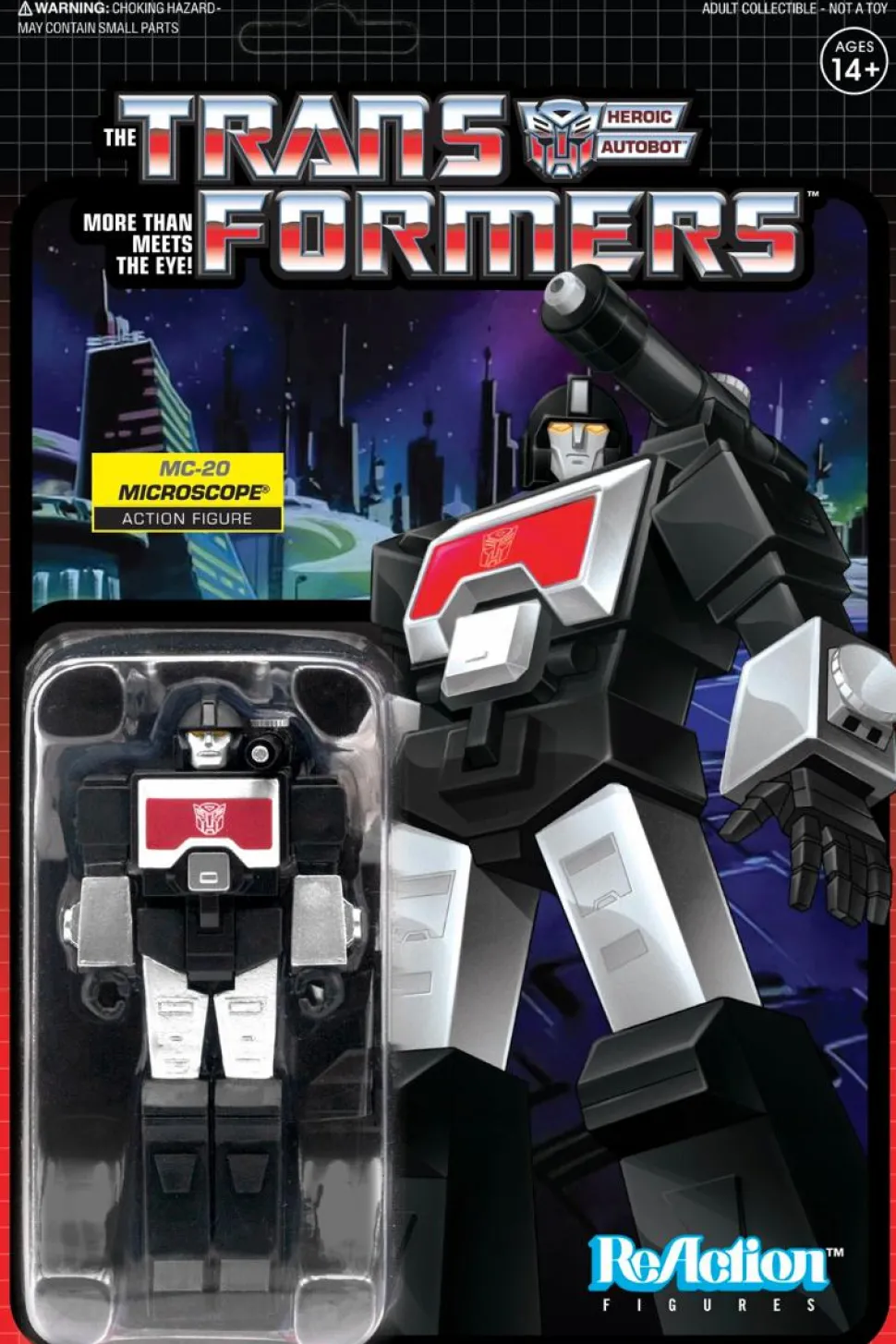 Transformers - Perceptor MC-20 Microscope Variant ReAction 3.75” Action Figure