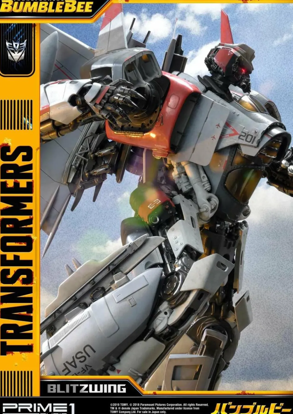 Transformers: Bumblebee (2018) - Blitzwing 31” Statue (Int Sales Only)