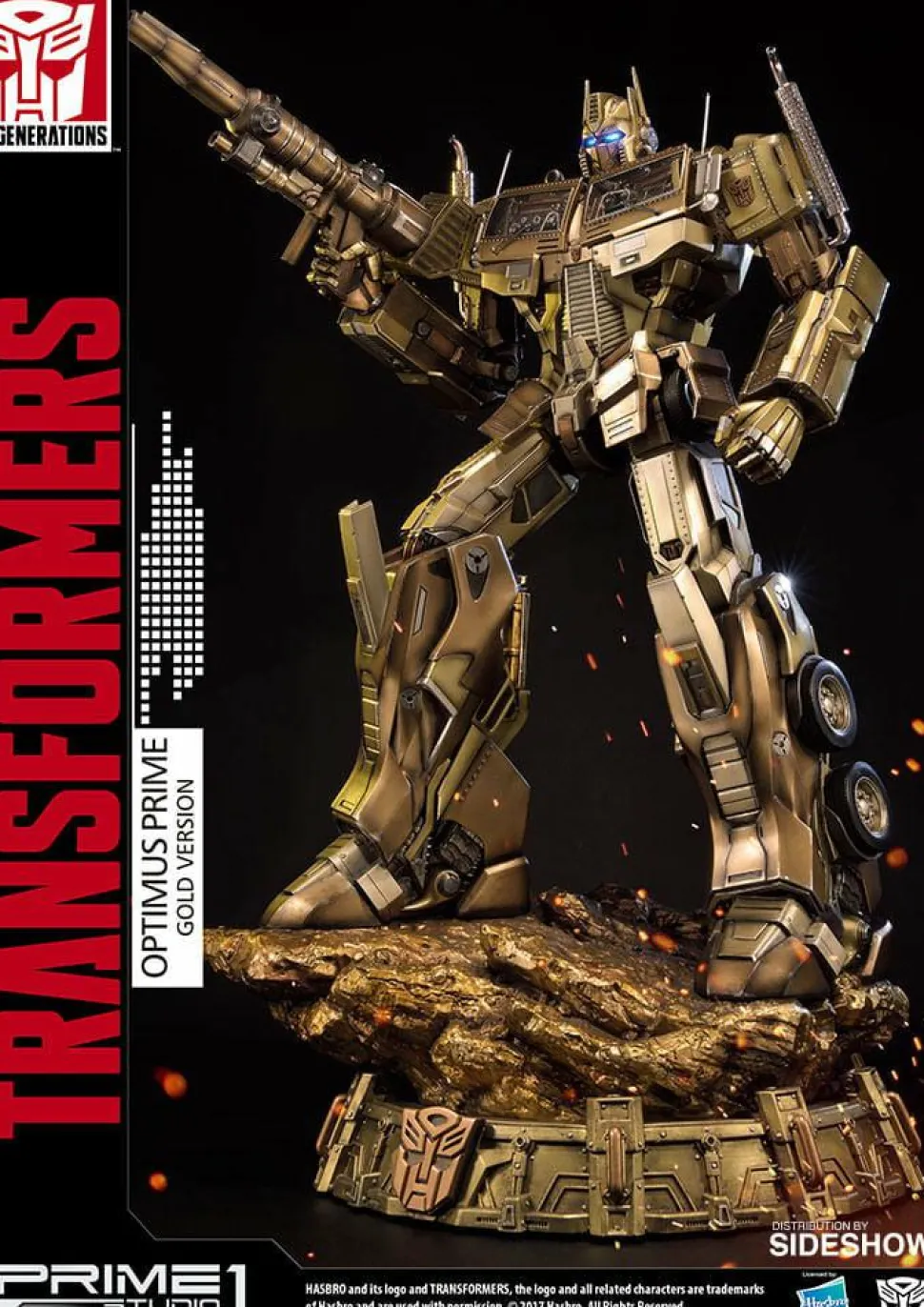 Transformers: Generation 1 - Optimus Prime Gold Version 24” Statue