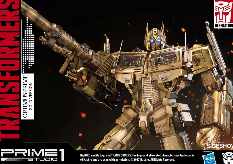 Transformers: Generation 1 - Optimus Prime Gold Version 24” Statue
