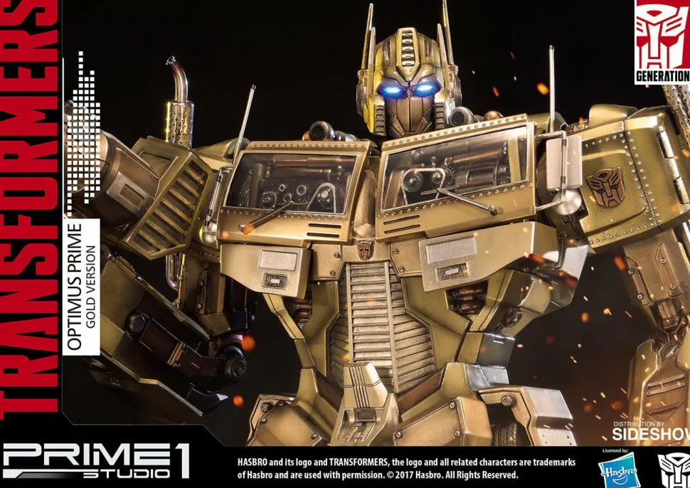 Transformers: Generation 1 - Optimus Prime Gold Version 24” Statue