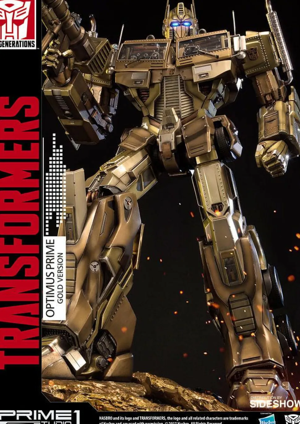 Transformers: Generation 1 - Optimus Prime Gold Version 24” Statue