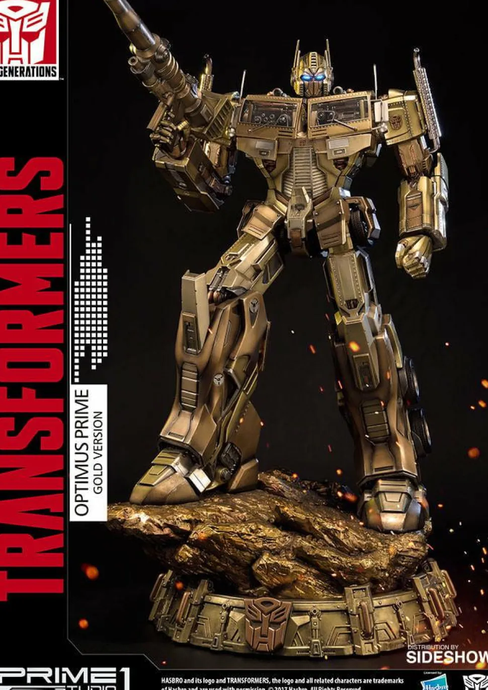 Transformers: Generation 1 - Optimus Prime Gold Version 24” Statue