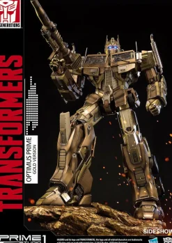 Transformers: Generation 1 - Optimus Prime Gold Version 24” Statue