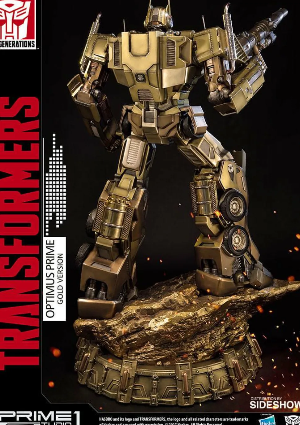 Transformers: Generation 1 - Optimus Prime Gold Version 24” Statue