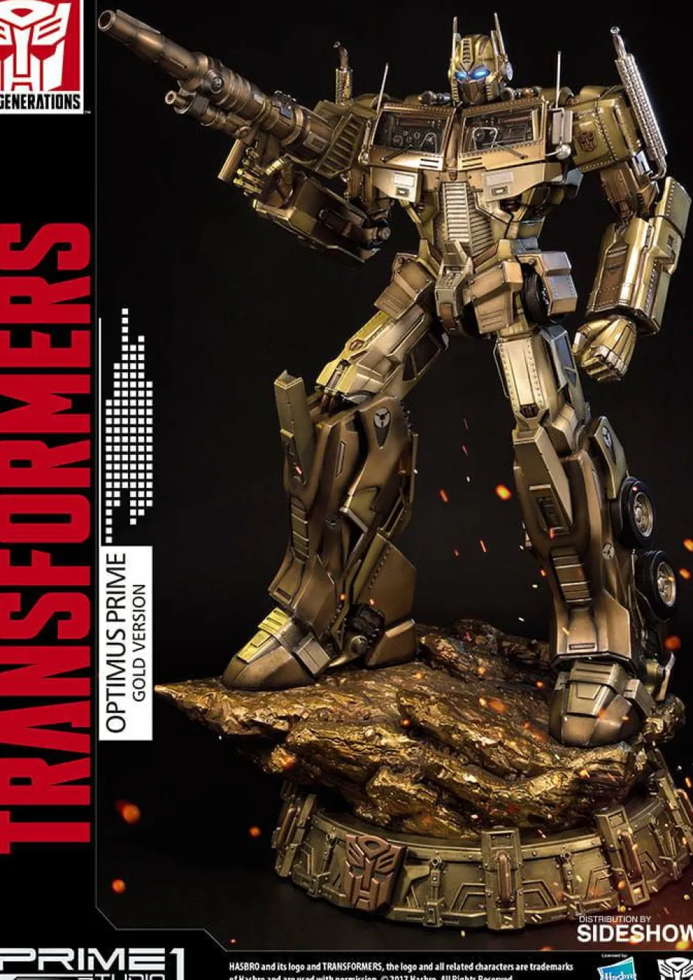 Transformers: Generation 1 - Optimus Prime Gold Version 24” Statue