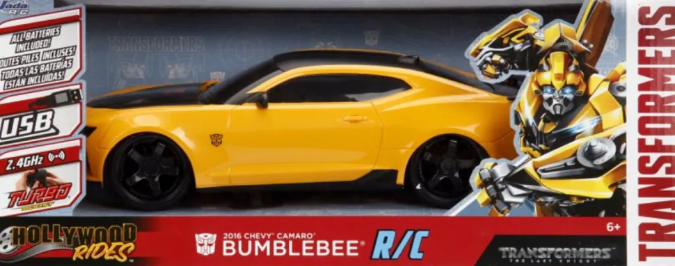 Transformers: The Last Knight - Bumblebee 2016 Chevrolet Camaro SS Hollywood Rides 1/16th Scale R/C Remote Control Vehicle Replica