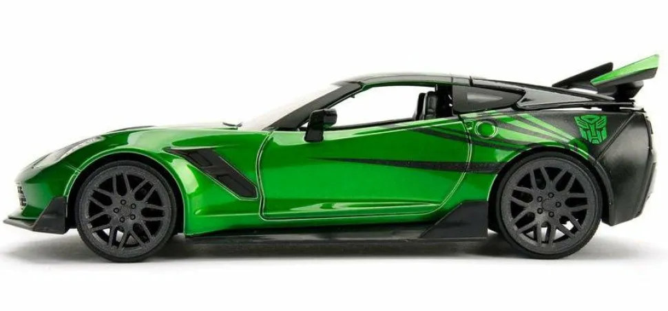 Transformers: The Last Knight - 2016 Chevy Corvette Stingray Crosshairs 1/24th Scale Hollywood Rides Die-Cast Vehicle
