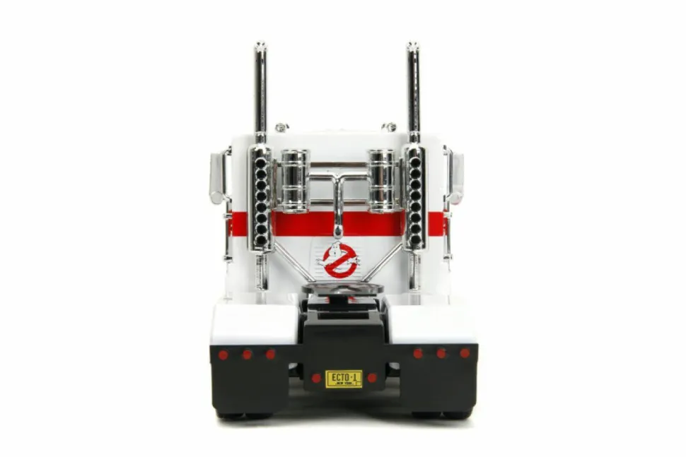 Transformers x Ghostbusters - Optimus Prime x Ecto-1 Mash-Up Hollywood Rides 1/24th Scale Die-Cast Vehicle Replica
