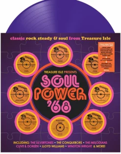 Treasure Isle Presents: Soul Power '68 - A Compilation by Various Artists LP Vinyl Record (2022 Record Store Day Exclusive Purple Coloured Vinyl)