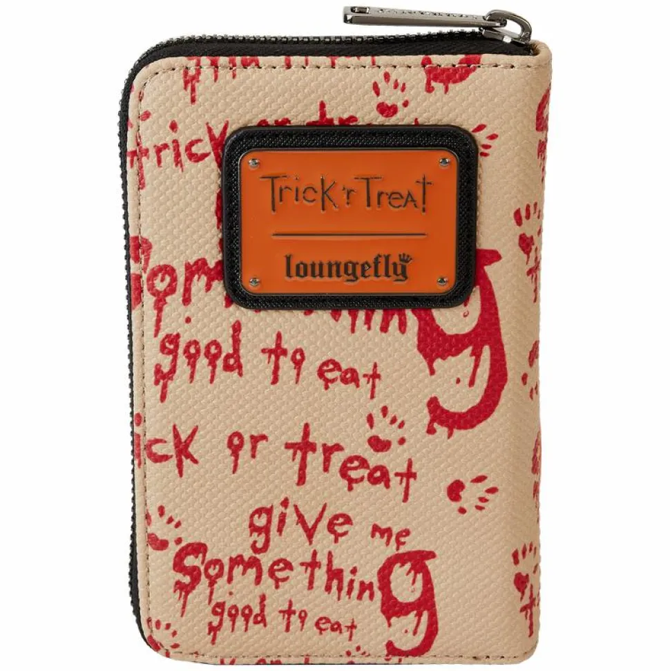 Trick 'r Treat - Sam Pumpkin 4" Faux Leather Zip-Around Wallet