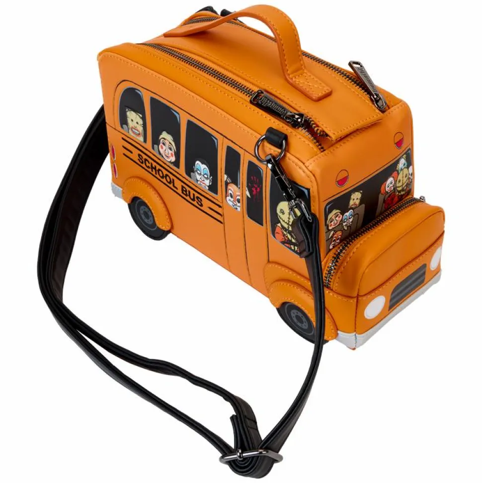 Trick 'R Treat - School Bus 6" Faux Leather Crossbody Bag