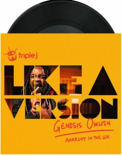 Triple J: Like A Version - Anarchy In The UK by Genesis Owusu 7” Single Vinyl Record (2022 Record Store Day Exclusive)