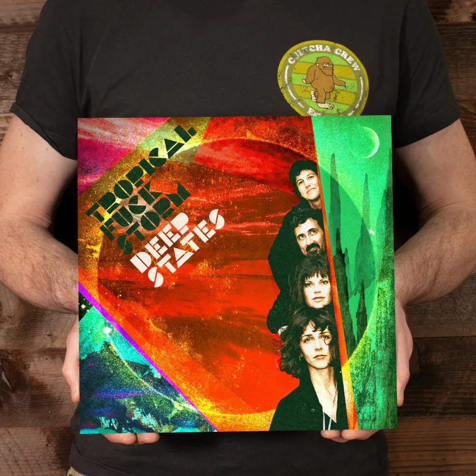 Tropical Fuck Storm - Deep States LP Vinyl Record (Australian Exclusive Red Coloured Vinyl)