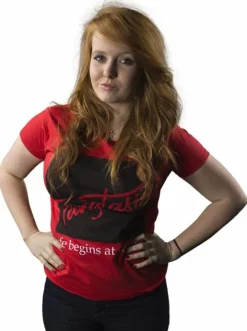 True Blood - Fangtasia Life Begins At Night Female T-Shirt