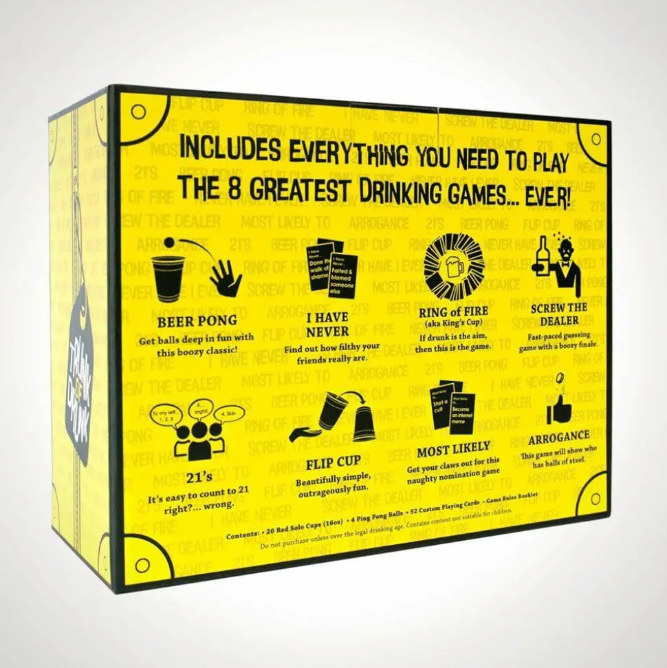 Trunk of Drunk - 8 Greatest Drinking Games Card Game
