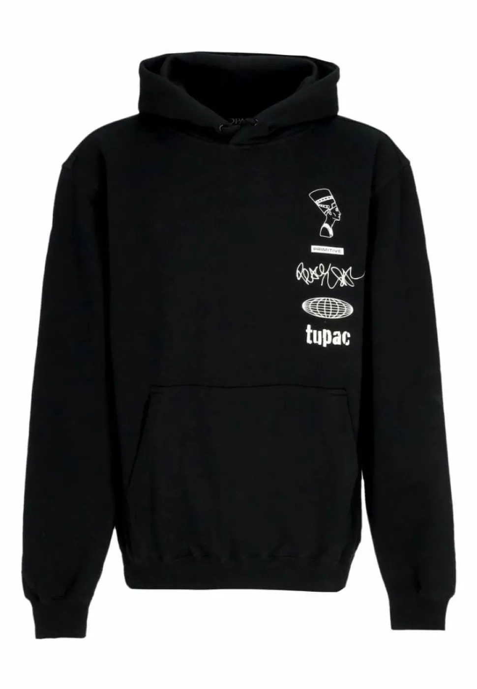 Tupac - Tupac x Primitive Stay Up Black Sweatshirt Hoodie