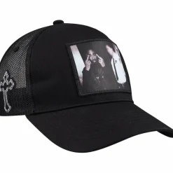 Tupac - Tupac x Primitive Icon Black Trucker Hat (One Size)