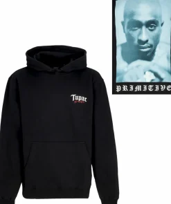 Tupac - Tupac x Primitive Royalty Black Sweatshirt Hoodie