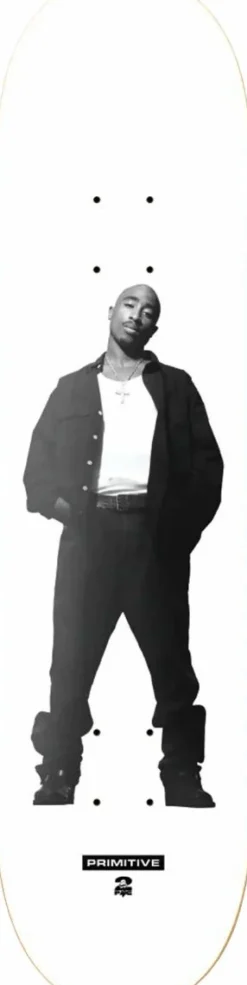 Tupac - Tupac x Primitive Posted 8.0" Skateboard Deck (Deck Only)