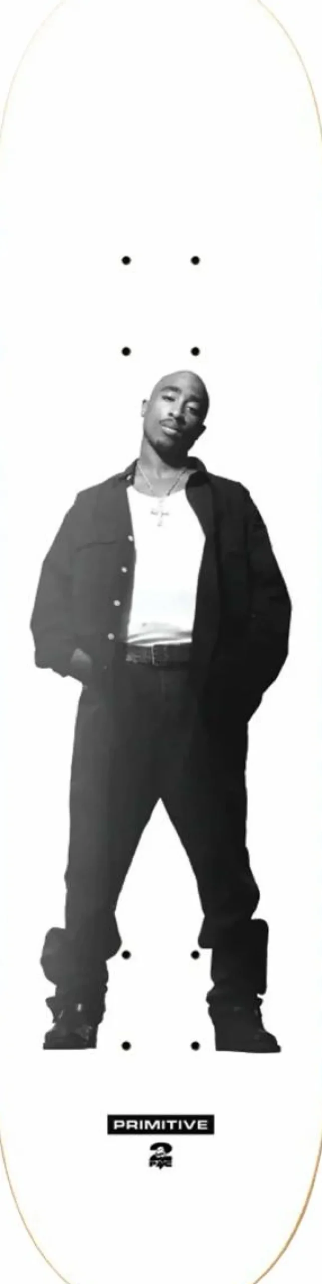 Tupac - Tupac x Primitive Posted 8.0" Skateboard Deck (Deck Only)
