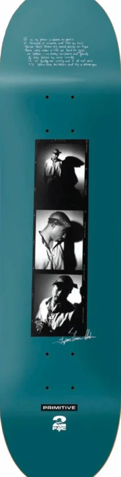 Tupac - Tupac x Primitive Shadows 8.125” Skateboard Deck (Deck Only)