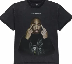 Tupac - Tupac x Primitive Icon Black Heavyweight T-Shirt