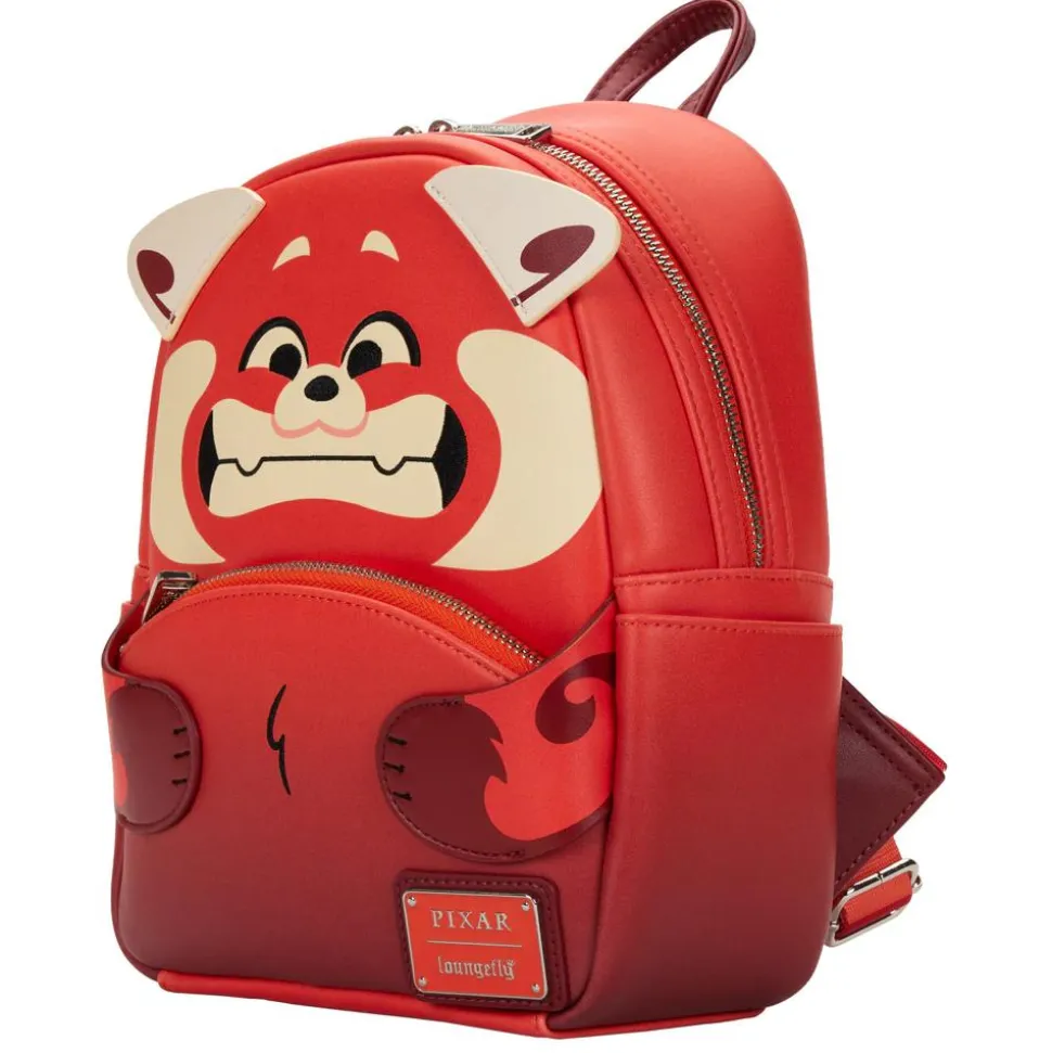 Turning Red - Mei as Red Panda Cosplay 10” Faux Leather Mini Backpack