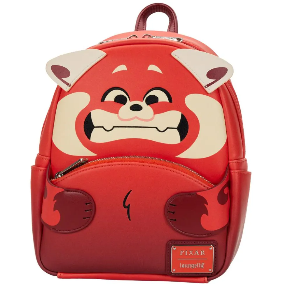 Turning Red - Mei as Red Panda Cosplay 10” Faux Leather Mini Backpack
