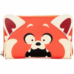 Turning Red - Mei as Red Panda Cosplay 4” Faux Leather Zip-Around Wallet
