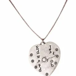Twilight Saga: Edward and Jacob Heart Arrow Necklace