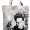 Twilight Saga: Edward Cullen Grey Vector Distressed Tote Bag
