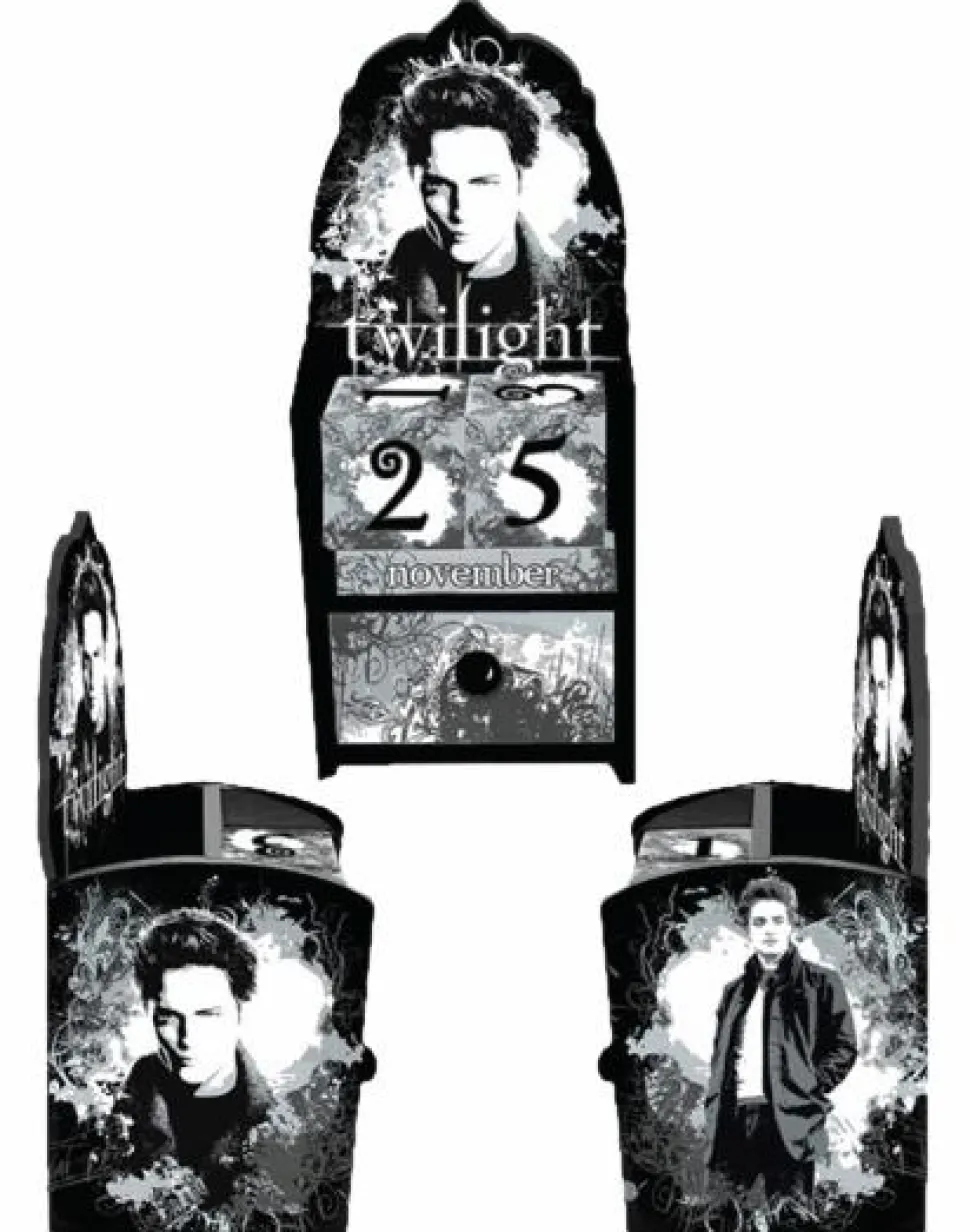 Twilight Saga: Edward Cullen Wooden Calendar
