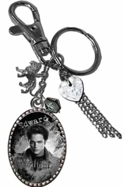 Twilight Saga: Edward Cullen Image Charm Key Ring/Bag Clip