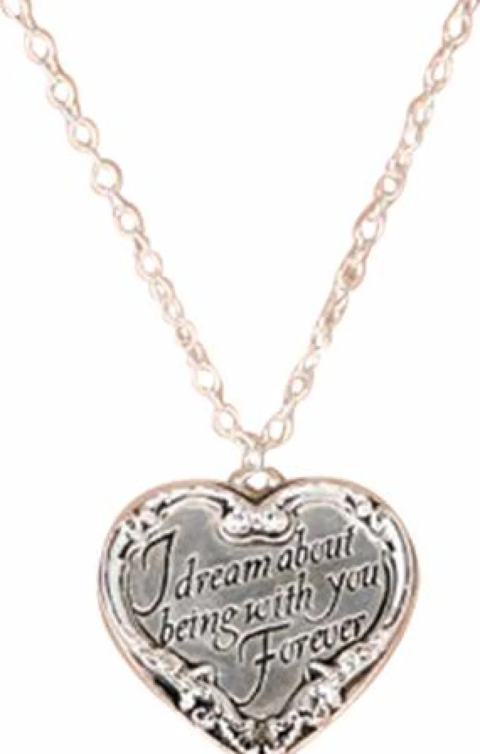 Twilight Saga: Heart Quote Necklace