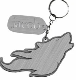 Twilight Saga: Jacob Wolf Key Ring / Bag Clip