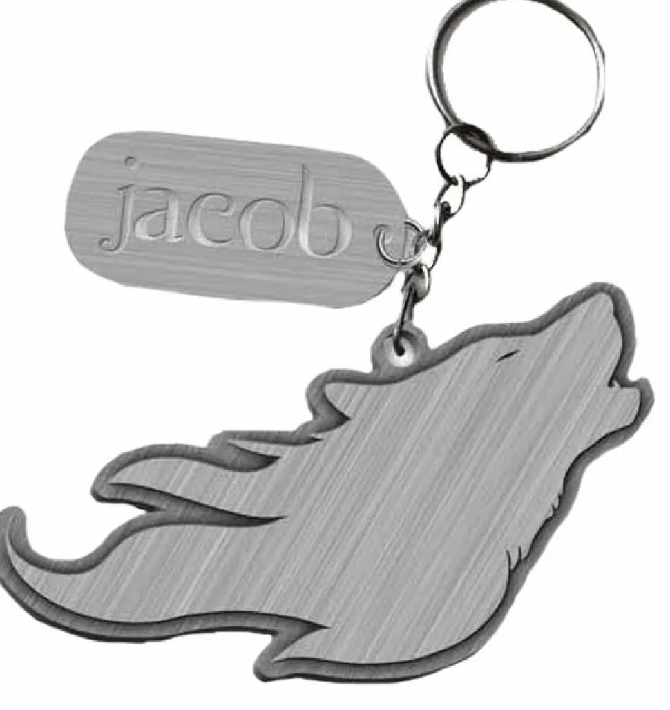 Twilight Saga: Jacob Wolf Key Ring / Bag Clip