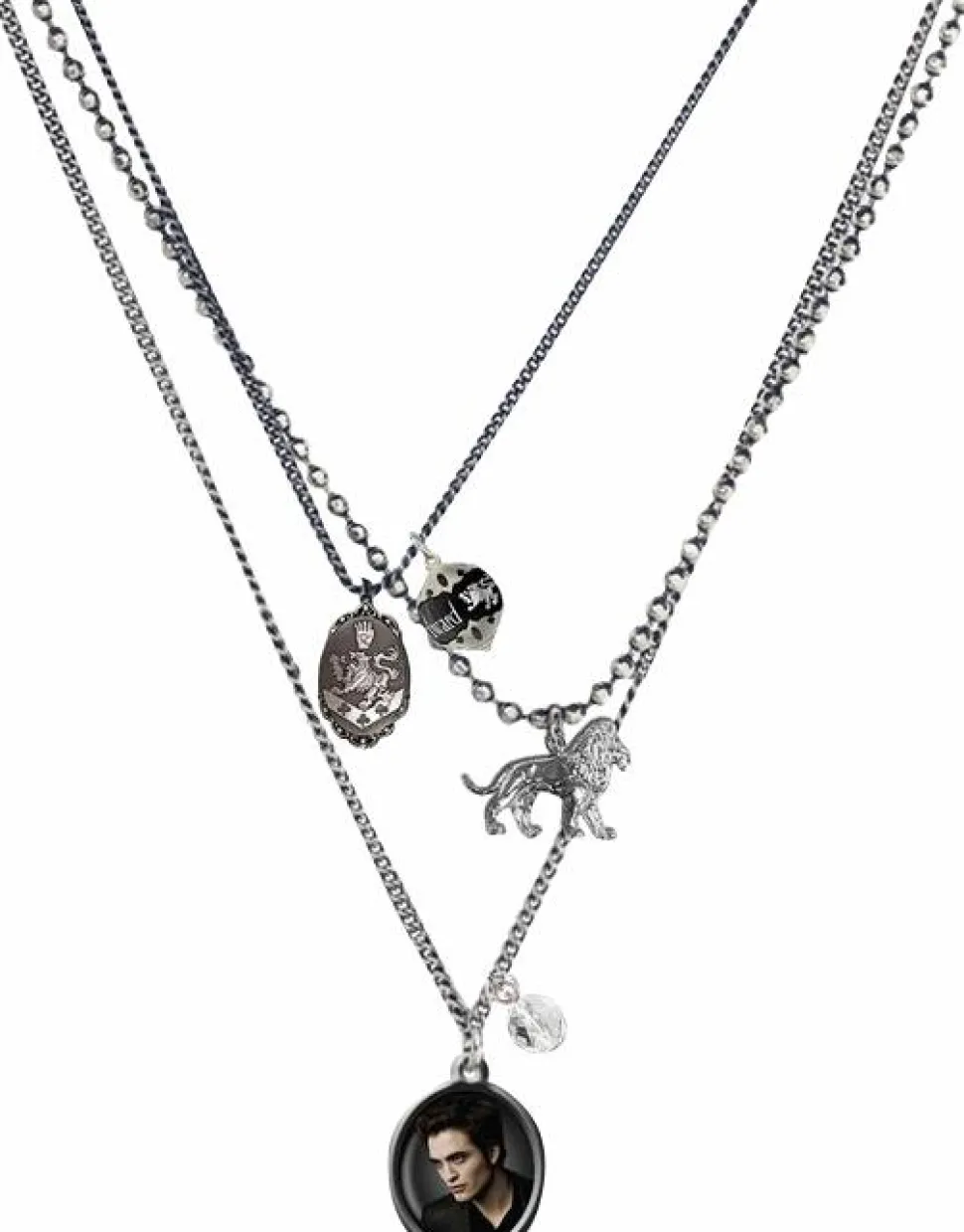 Twilight Saga: New Moon - Edward Version 2 Triple Charm Necklace
