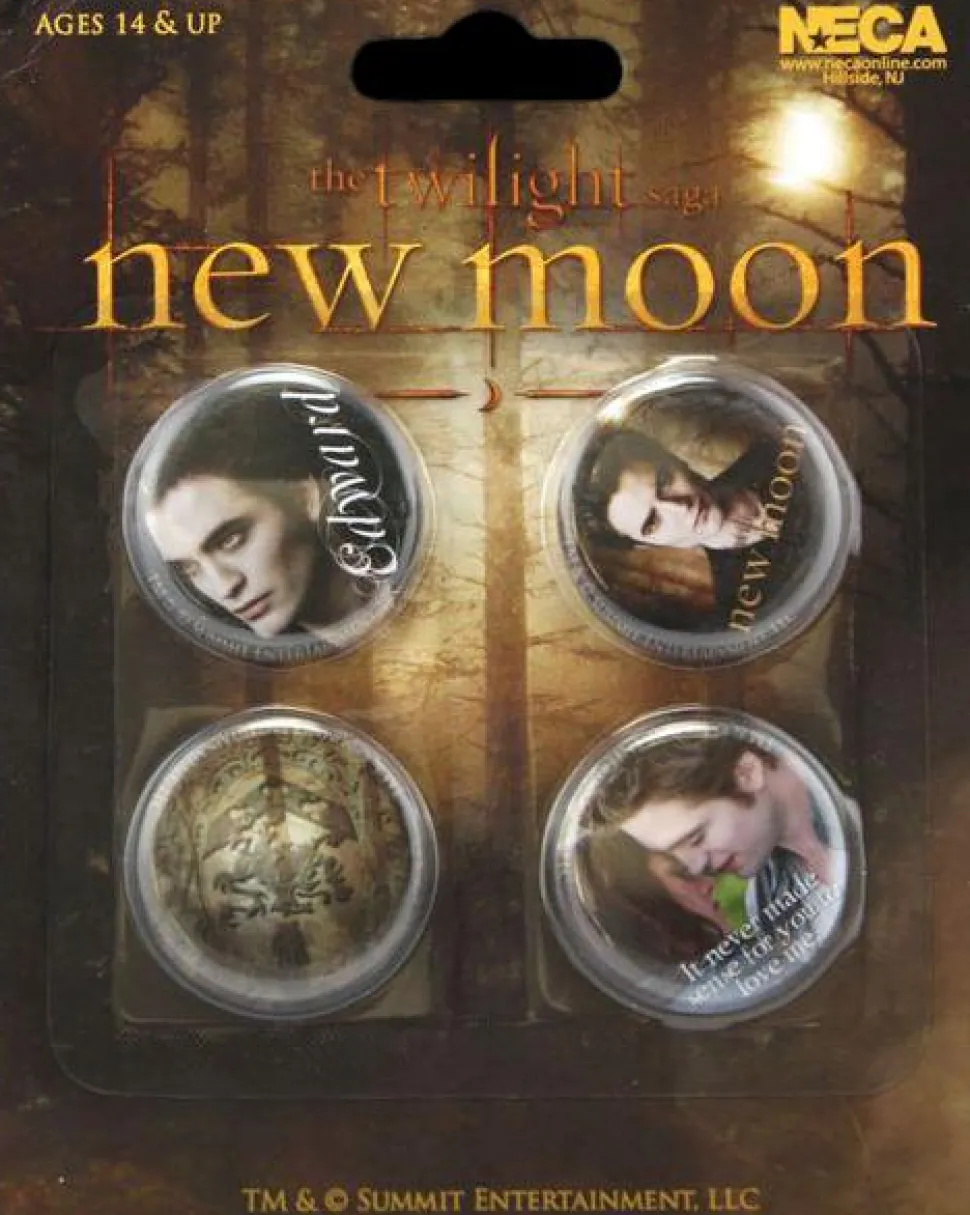 Twilight Saga: New Moon - Edward Pin (Set of 4)