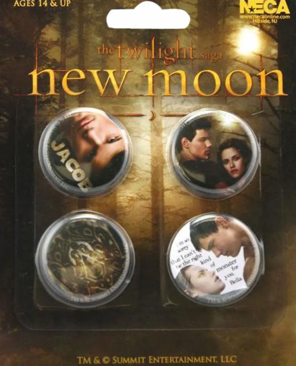 Twilight Saga: New Moon - Jacob Pin (Set of 4)