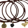 Twilight Saga: New Moon - Wolf Pack Jelly Bangle With Charms