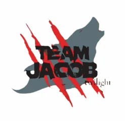 Twilight Saga: Team Jacob Clear Vinyl Sticker