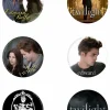 Twilight Saga: Twilight - Cullen Crest Button / Pin 6-Pack (Style B)