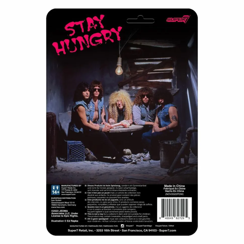 Twisted Sister - Dee Snider (Stay Hungry) ReAction 3.75" Action Figure