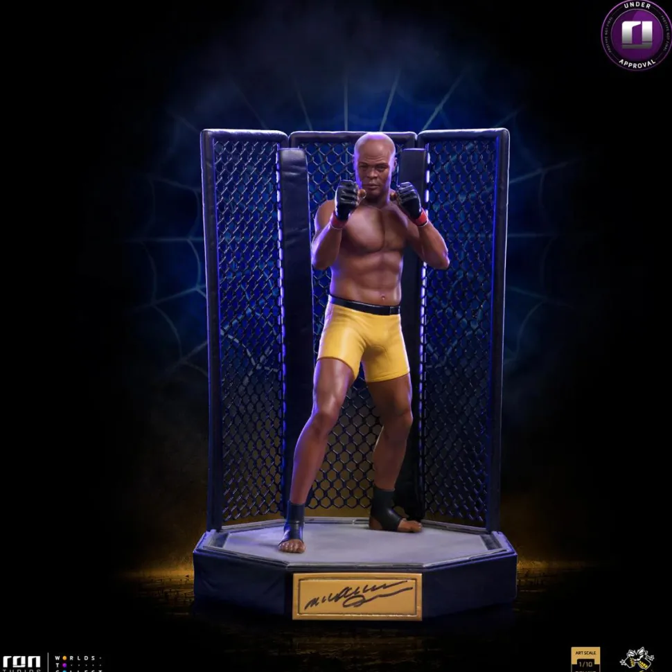 UFC - Anderson (Spider) Silva Signed 1/10th Scale Statue