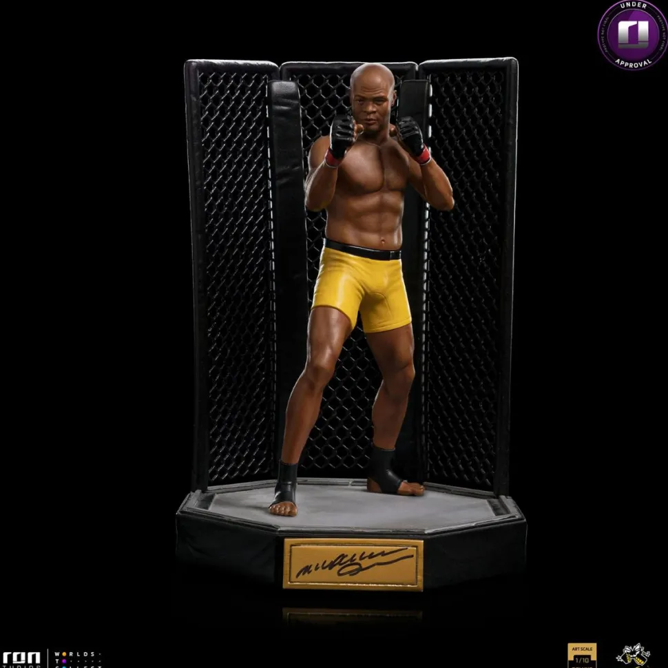 UFC - Anderson (Spider) Silva Signed 1/10th Scale Statue