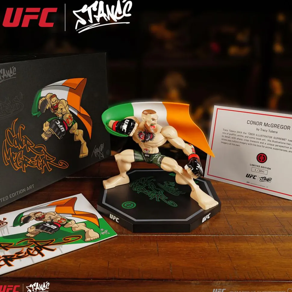 UFC - Conor McGregor with Victory Flag Limited Edition 7" Vinyl Figure by Tracy Tubera