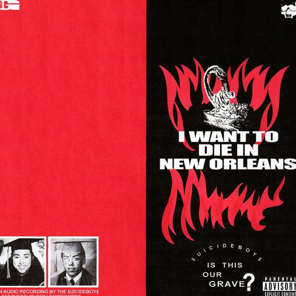 $uicideboy$ - I Want To Die In New Orleans LP Vinyl Record (Silver Coloured Vinyl)
