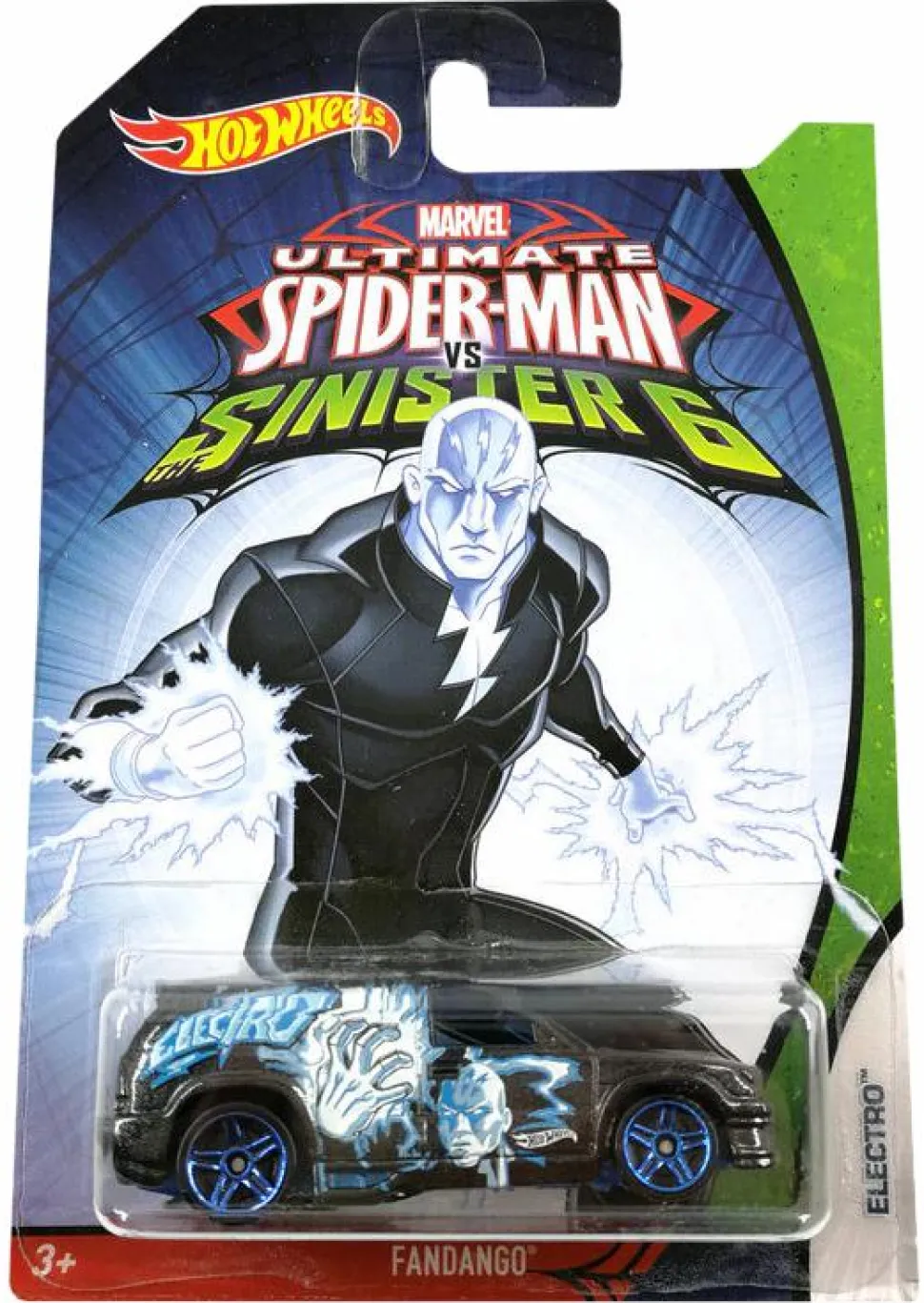 Ultimate Spider-Man vs The Sinister 6 - Electro’s Fandango 1/64th Scale Die-Cast Hot Wheels Vehicle