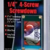 Ultra Pro - 1/4” Thick 4-Screw Screwdown Card Protector